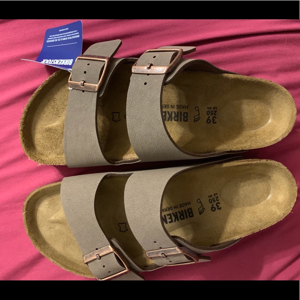 Arizona Birkenstock Sandals sz 39 reg, Mocha